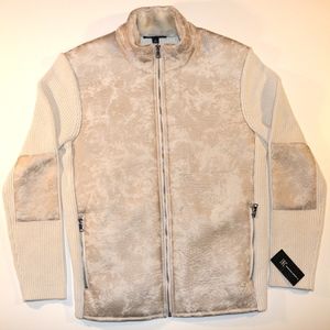 INC Men's Textured Sweater Jacket